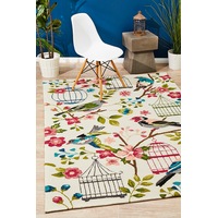 Rug Culture Multi Handmade Upcycled Birdcage Waterproof Rug