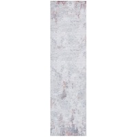 Rug Culture Silver & Blush Silk Look Printed Rug
