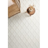 Rug Culture White Hand Loomed Scandi Rug