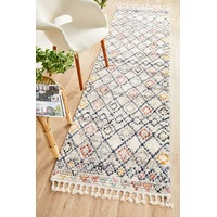 Rug Culture White Multi Soft Moroccan Rug