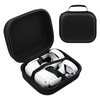Hard Storage Bag for Oculus Quest 2 Gaming Headset - Black