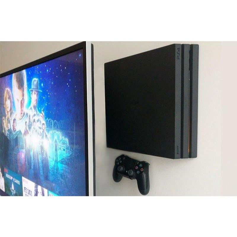 PS4 Wall Mount  HIDEit Mount for PlayStation 4 Original Game Console –  HIDEit Mounts