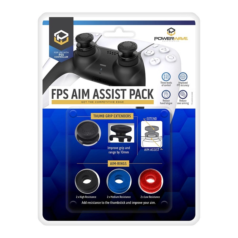 Powerwave Ps5 Fps Aim Assist Thumb Grip Pack For Playstation 5 Dualsense Controller Buy Game Controllers