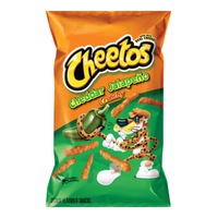 10 x Cheetos Crunchy Cheddar Jalapeno Flavoured Snacks 226g
