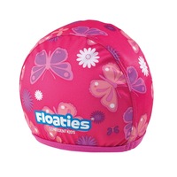 Floaties Girls' Swimcap - Pink Butterfly