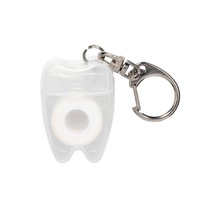 3 x Kikkerland Tooth Floss Keychain