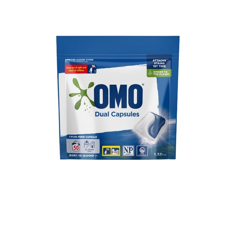 Buy OMO Laundry Dual Capsules Front & Top Loader 50pk MyDeal