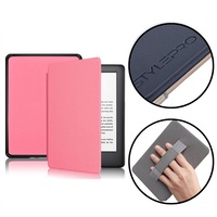 StylePro, Combo Kindle Paperwhite 6.8” case with hand strap and screen protector, hot pink