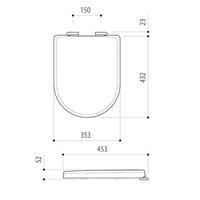 caroma arc soft close seat