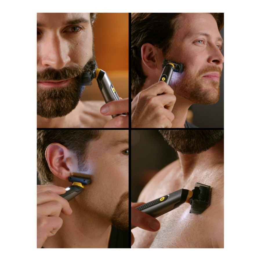 As Seen On Tv Microtouch Solo Titanium Face & Body Trimmer
