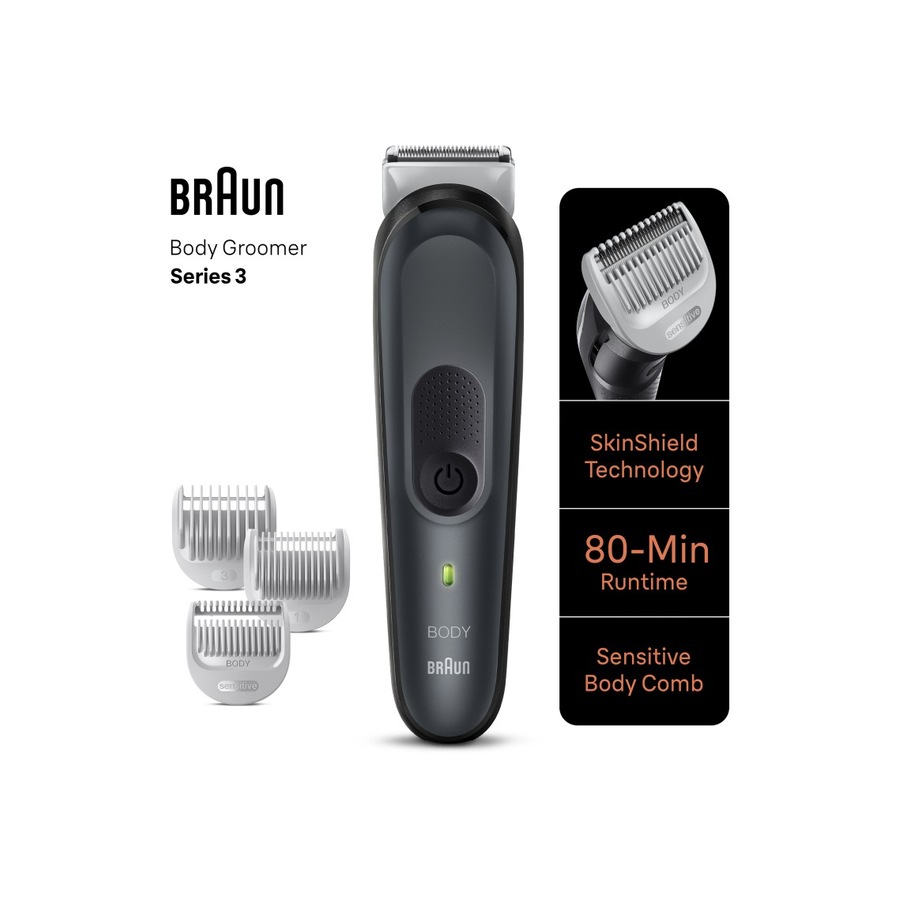 Braun Series 3 Body Groomer With 3 Attachments