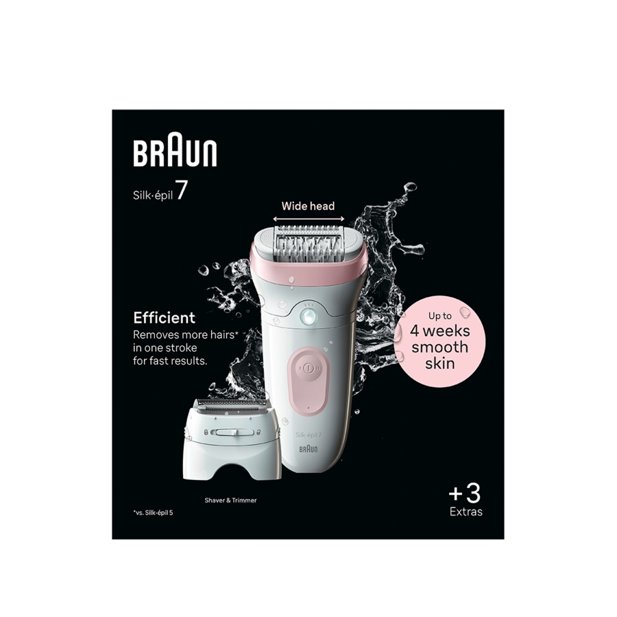 Braun Silk-Épil 7 Epilator With 3 Extras