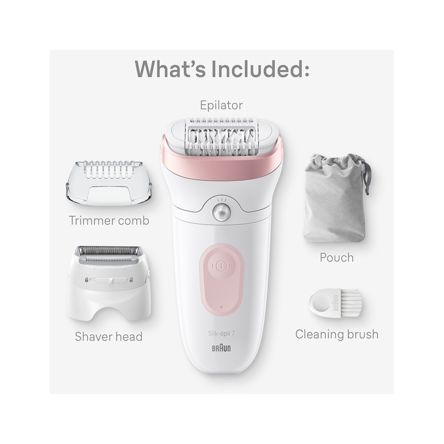 Braun Silk-Épil 7 Epilator With 3 Extras