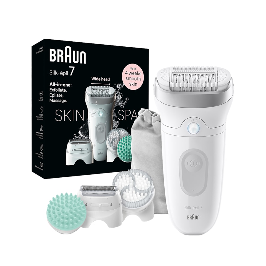Braun Silk-Épil 7 Skinspa Epilator With 7 Extras