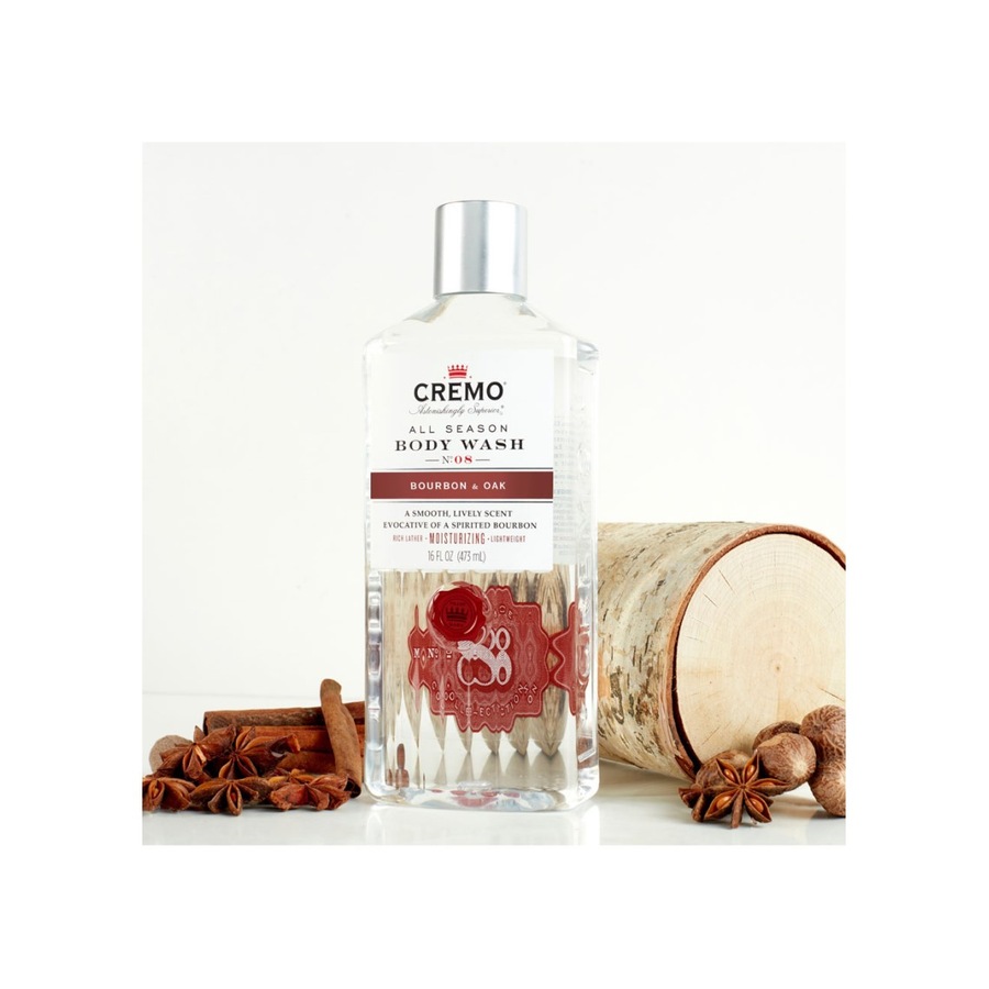 Cremo Bourbon & Oak Body Wash - 473Ml