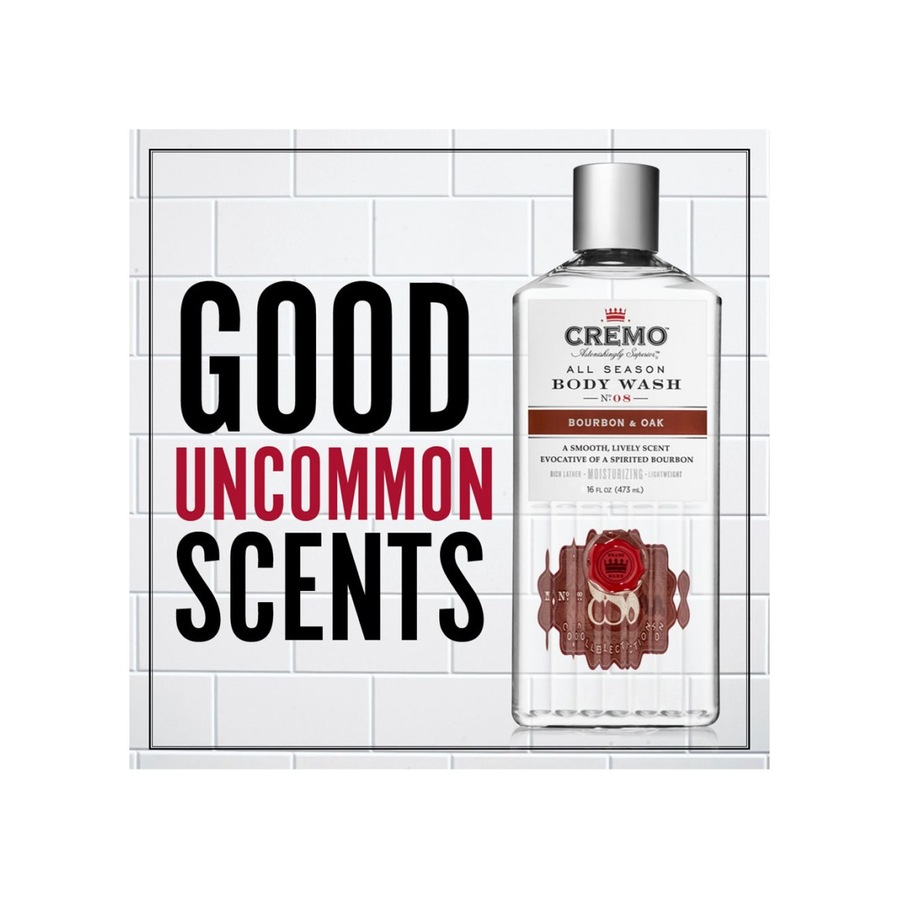 Cremo Bourbon & Oak Body Wash - 473Ml