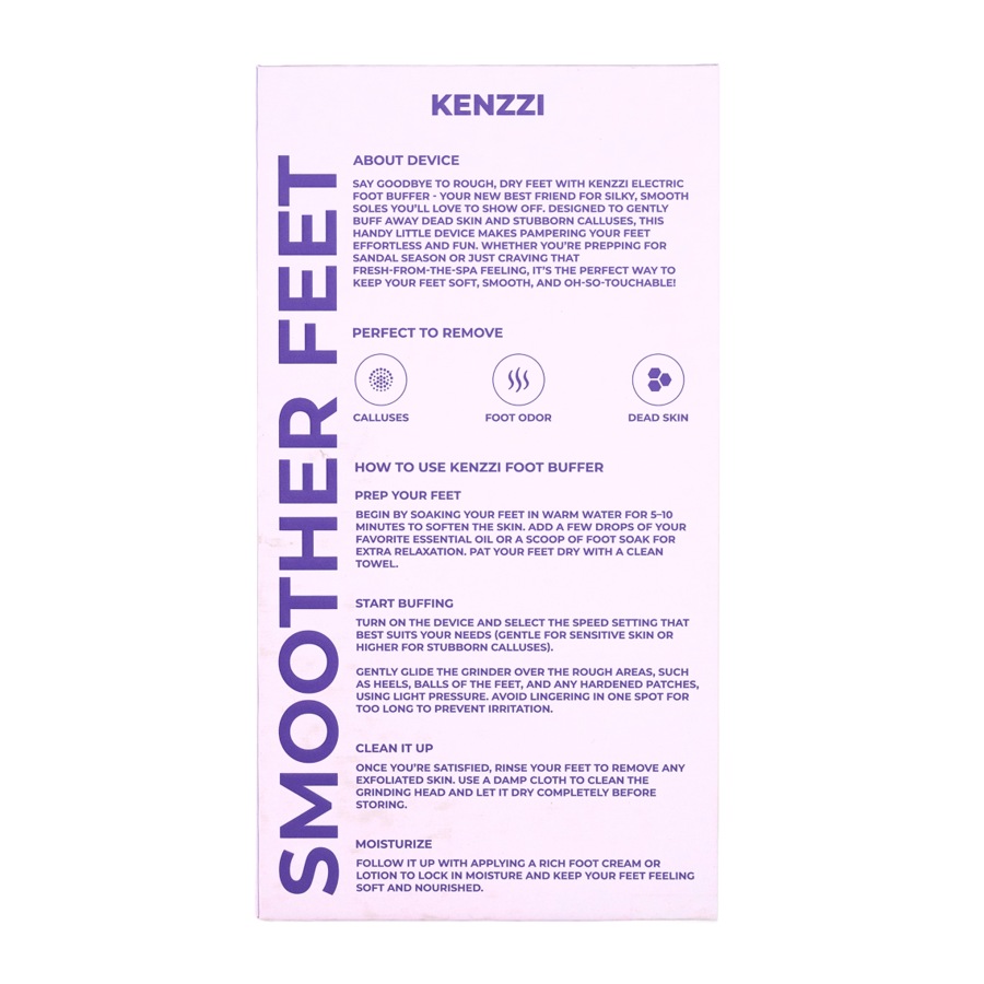 Buy Kenzzi Electric Pedicure Tool - Everyday Rewards Shop