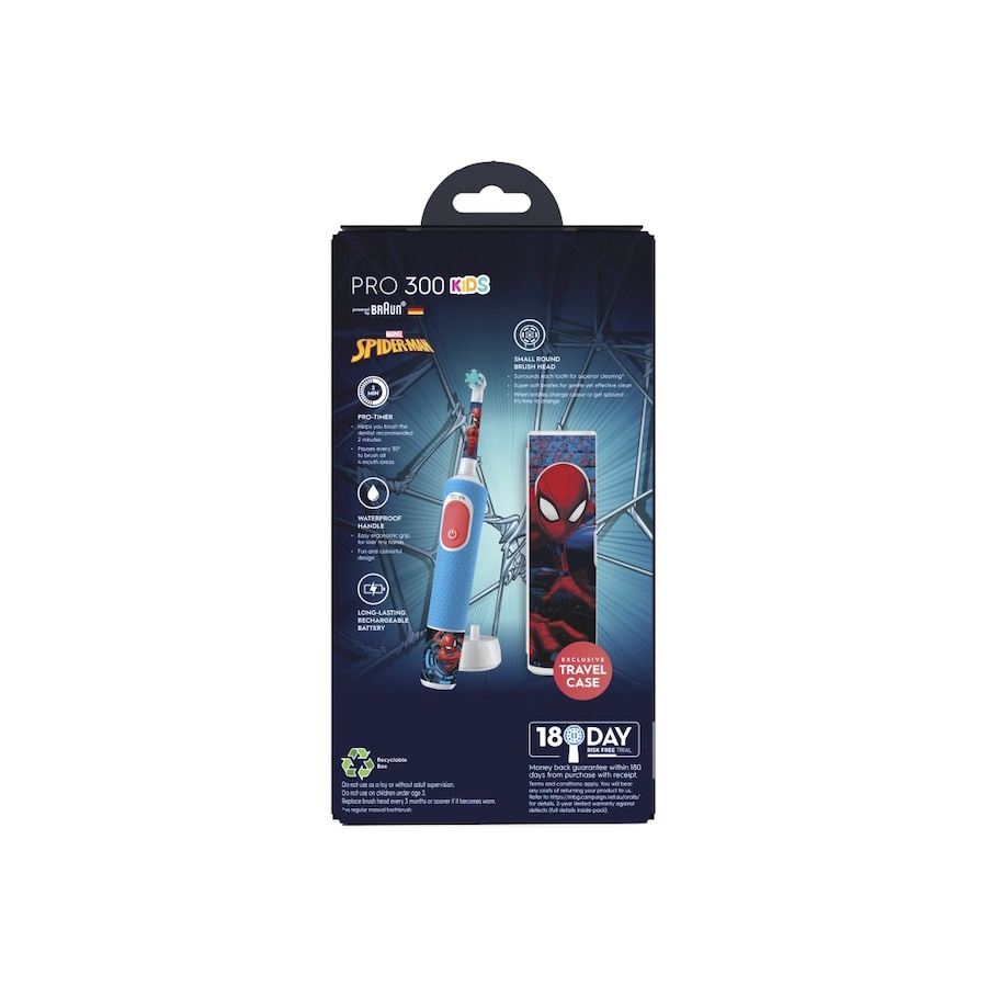 Oral-B Kids Pro 300 Marvel Spider-Man Electric Toothbrush