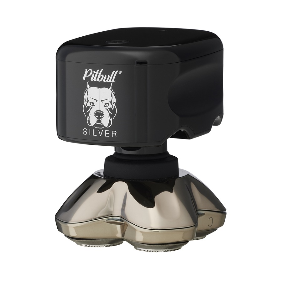 Skull Shaver Pitbull Silver Pro Head Shaver