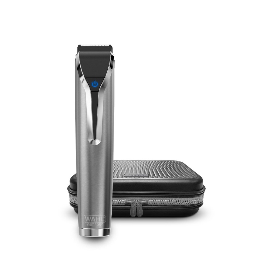 Wahl Waterproof Lithium-Ion Stainless Steel Grooming Kit With Bonus Storage Case - Silver