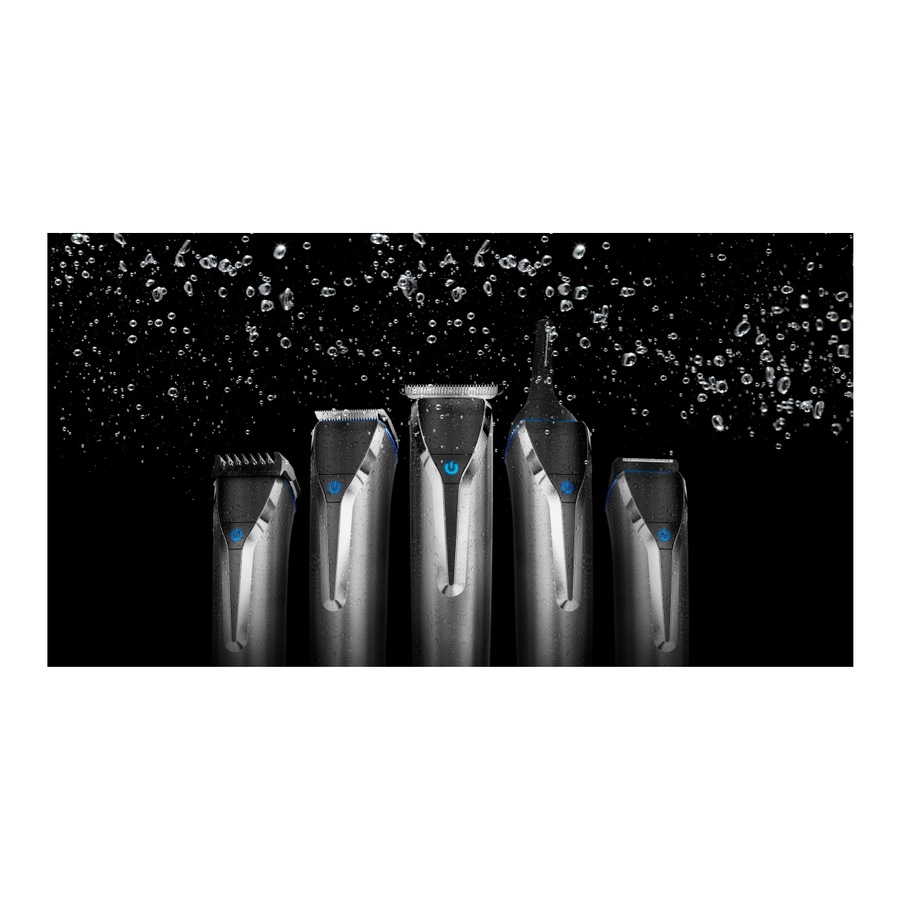 Wahl Waterproof Lithium-Ion Stainless Steel Grooming Kit With Bonus Storage Case - Silver