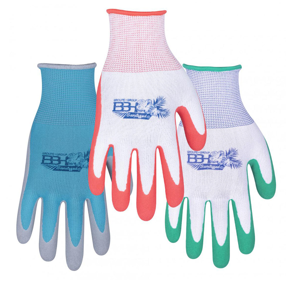 10 Pairs BBH Gardening Garden Gloves Antimicrobial protection Latex Coating Unbranded Australia