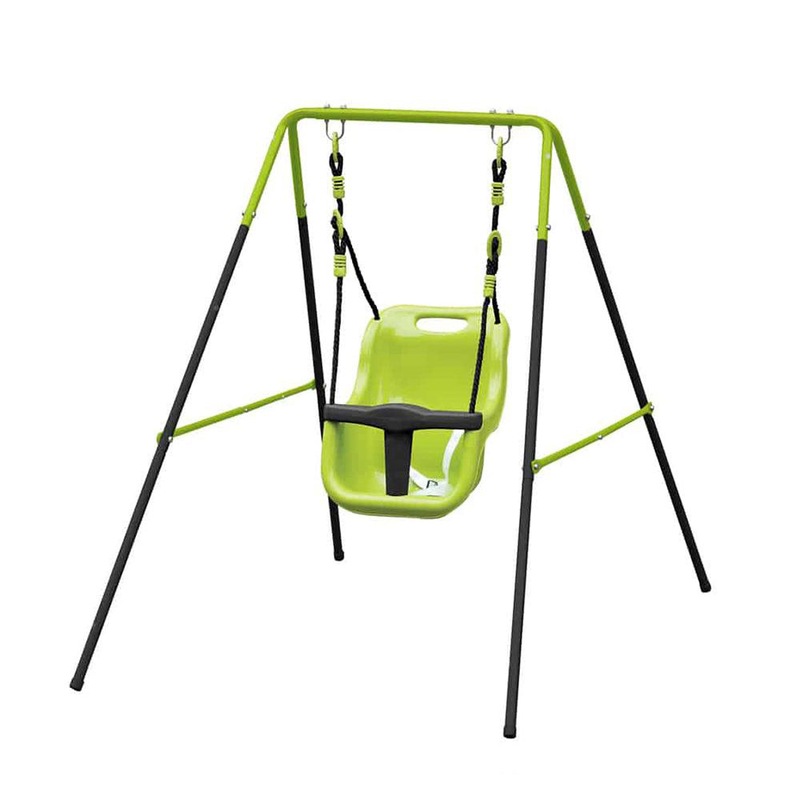 Buy Baby Swing Set Adjustable Height Steel, Plastic, PVC 636M Green