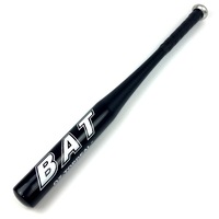 Black 25"/63CM & 32"/81CM Aluminium Baseball Bat Racket Softball Outdoor Family Safety Exercise Sports Training