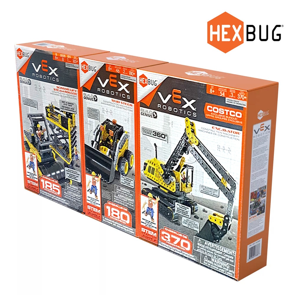 Buy Hexbug VEX 4 Builds Robotics 3Pack Bundle Toys Construction Zone For KidsAges 8 MyDeal