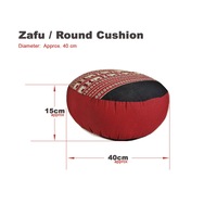 Kapok Filled Zafu Ottoman Pouf Pouffe Round Meditation Cushion Floor Seat Thai AU STOCK