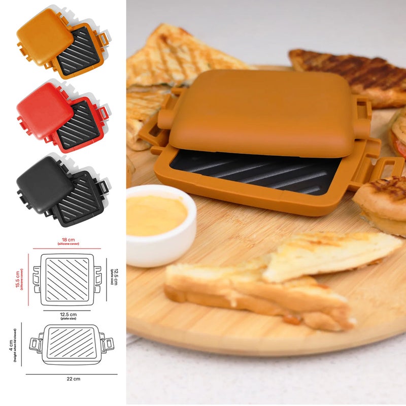 Buy Eezee's Muncheez: Quick & Easy Microwave Toastie Maker - MyDeal