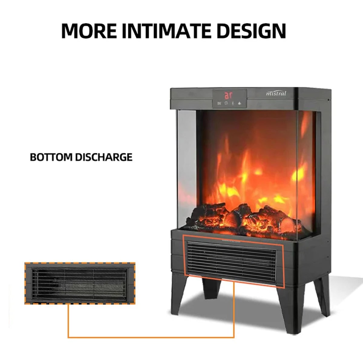 Fireplace Insert Mistral Flame Effect Heater Bunnings Buy Mistral