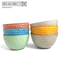 Signature 873ml/29.5oz Diameter 15.6cm 6 pcs set Ceramic stoneware Bowls Set AU