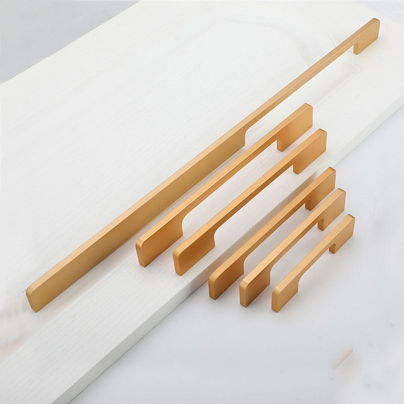 Buy Slim Design Kitchen Cabinet Handles Drawer Bar Handle Pull Gold ...