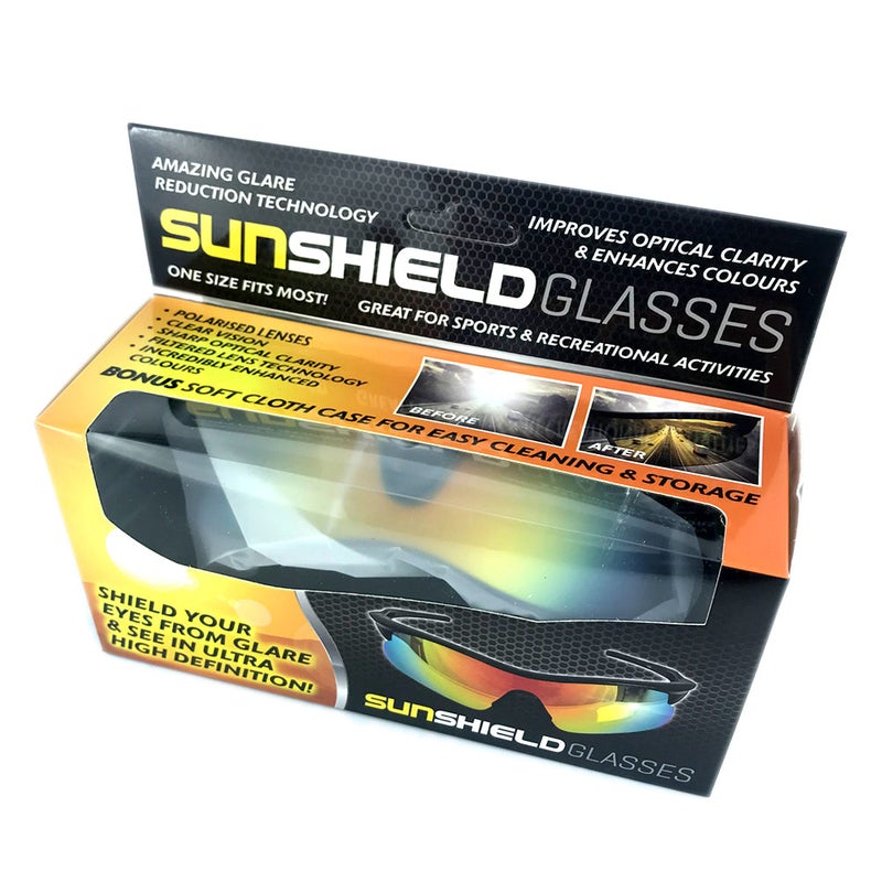 Buy Sun Shield Tac Glasses Standard Compliant UV Protection Polarised -  MyDeal
