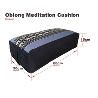 Thai 2 Colour 100% Kapok Yoga Bolsters Block Meditation Regtangle Cushion