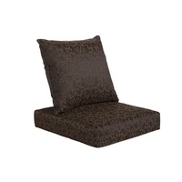 Affair Deep Seat Outdoor Cushion Set - Black Floral
