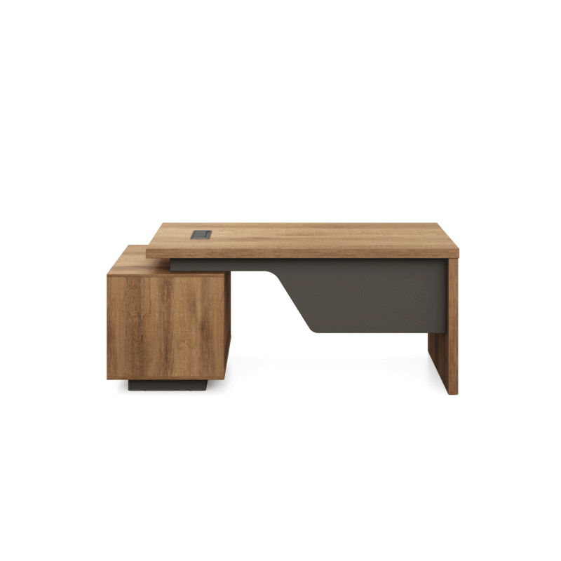 Buy DreasyTech Executive Office Desk 1.8M Brown Oak Colour MyDeal