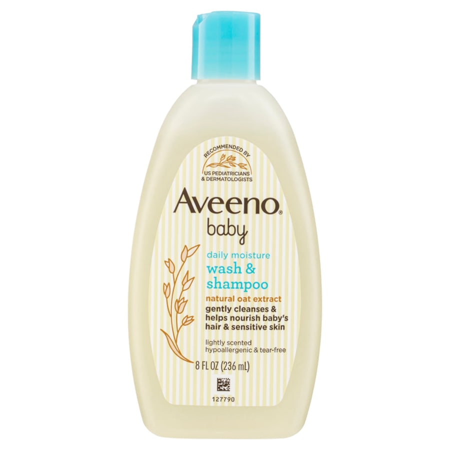 Aveeno Baby Daily Moisture Wash & Shampoo 236ml