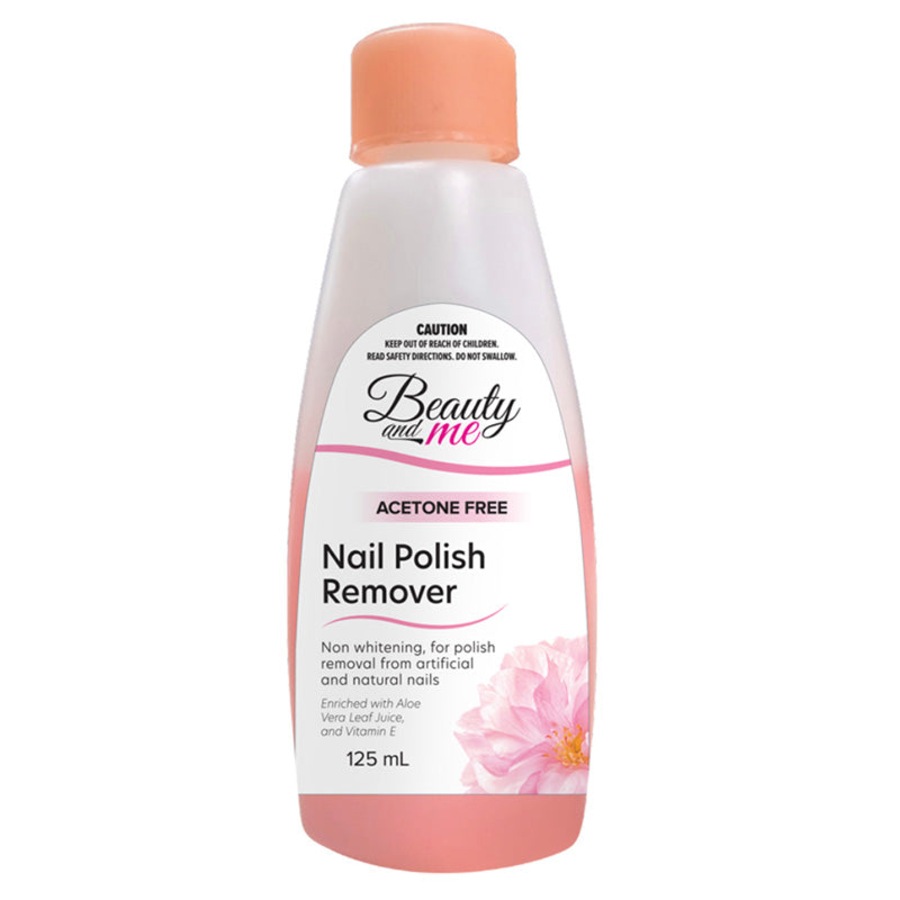 Beauty & Me Nail Polish Remover - Acetone Free 125ml