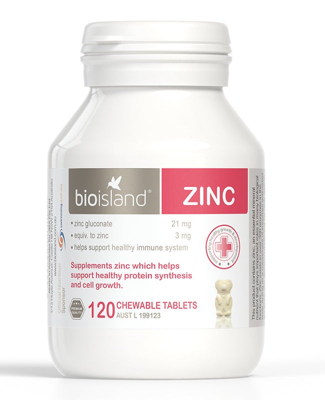 Bio Island Zinc 120 Chewable Tabletss