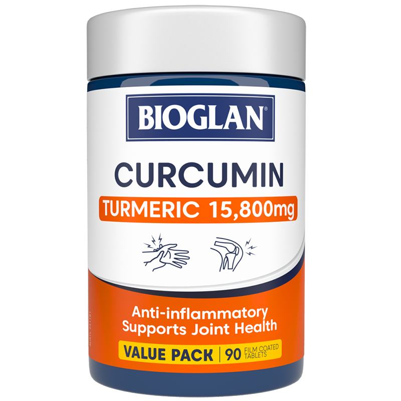 Bioglan Curcumin 600mg 90 Tablets Value Pack Australia