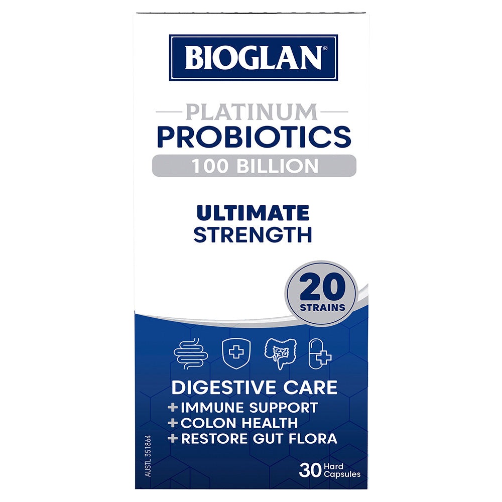 Bioglan Platinum Probiotic 100 Billion 30 Caps Australia