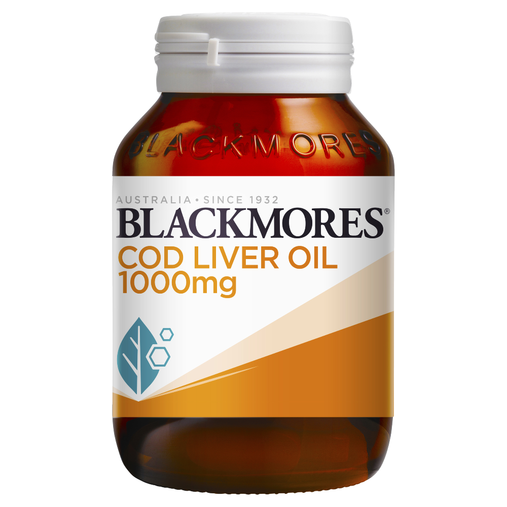 Blackmores Cod Liver Oil 1000Mg 80 Caps Australia