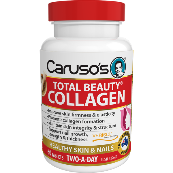 Caruso's Total BeautyR Collagen 60 Tablets Australia