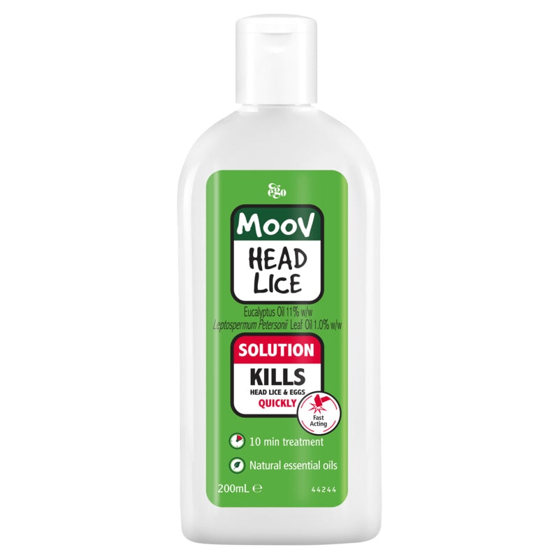 Buy Ego Moov Head Lice Solution 200ml - Mydeal