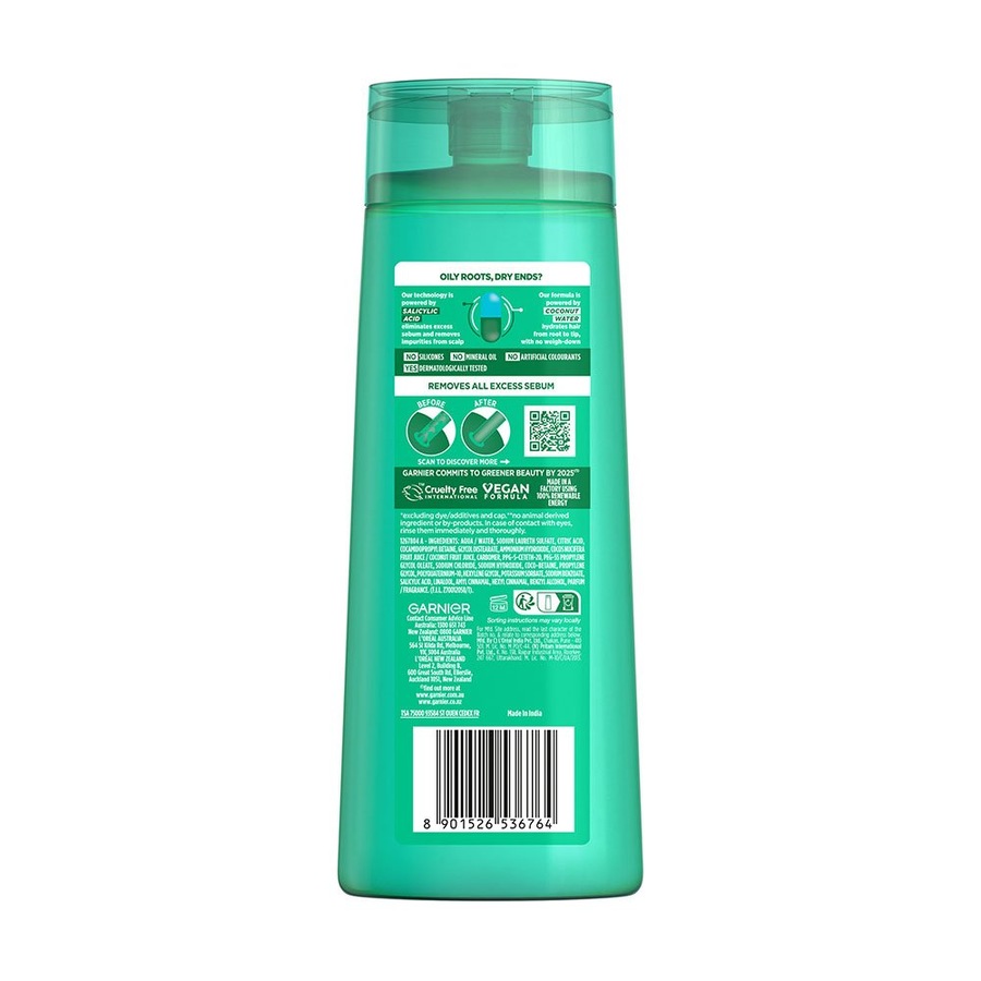 Garnier Fructis Coconut Water Shampoo 315ml