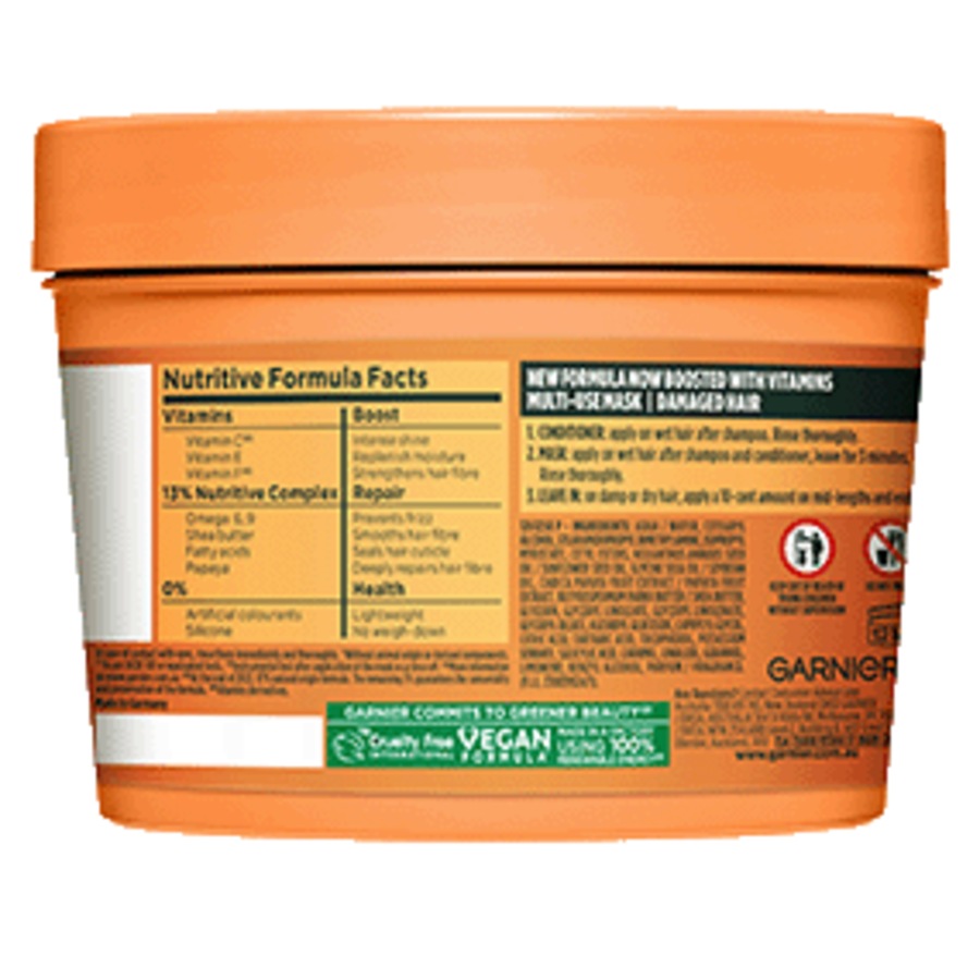 Garnier Fructis Hair Food Papaya Mask 390ml