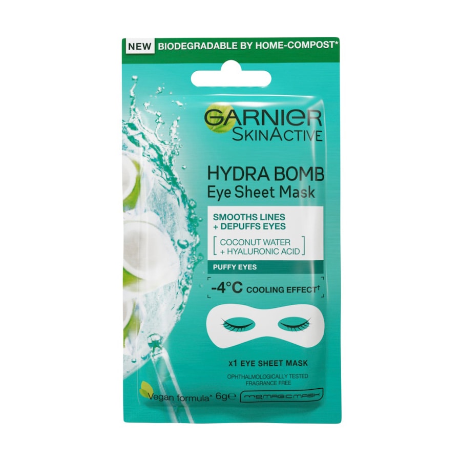 Garnier Hydra Bomb Hyaluronic Acid + Coconut Water Eye Sheet Mask