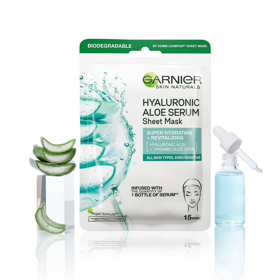 Garnier Hydra Bomb Hyaluronic Aloe Vera Serum Sheet Mask